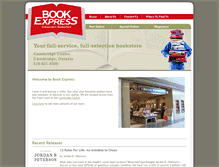 Tablet Screenshot of bookexpress.ca